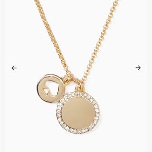 NWT Kate Spade Gold-Tone Pendant Necklace